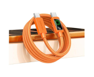 USAMS Kabel PD 60W USB-C/USB-C 1,2m pomarańczowy - 1569113 - zdjęcie 11